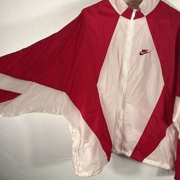 🔥🔥 True Vintage 90’s NIKE Nylon Full Zip Lightweight Windbreaker Jacket - XXL - Picture 8 of 12